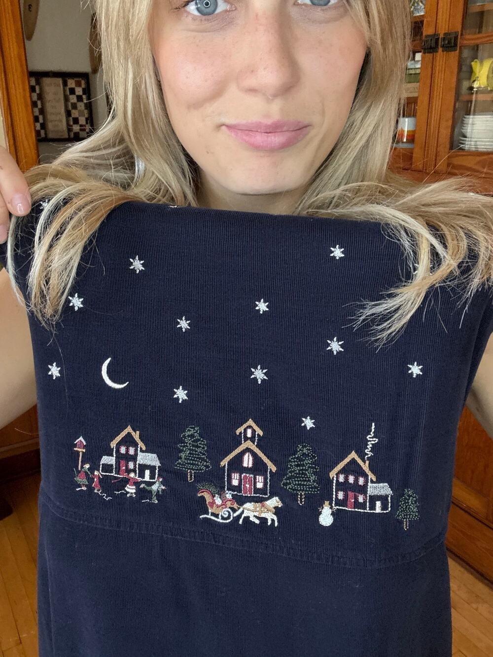 Christopher & Banks Corduroy Sleeveless Dress Large Winter Holiday Christmas